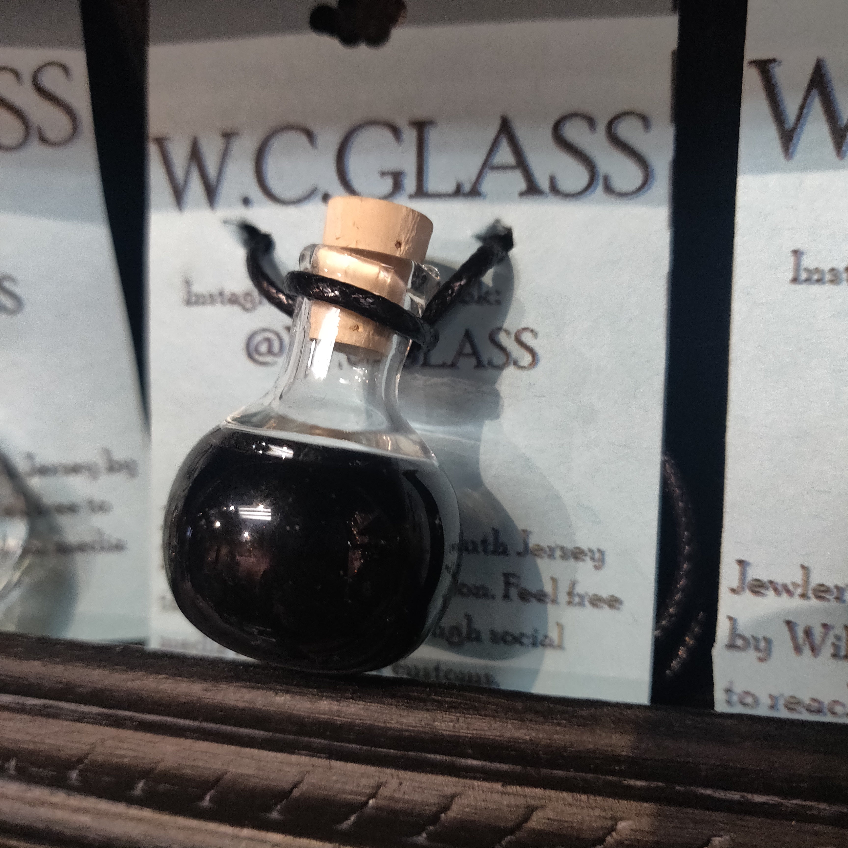 Potion Bottle NECKLACE by W.C. Glass