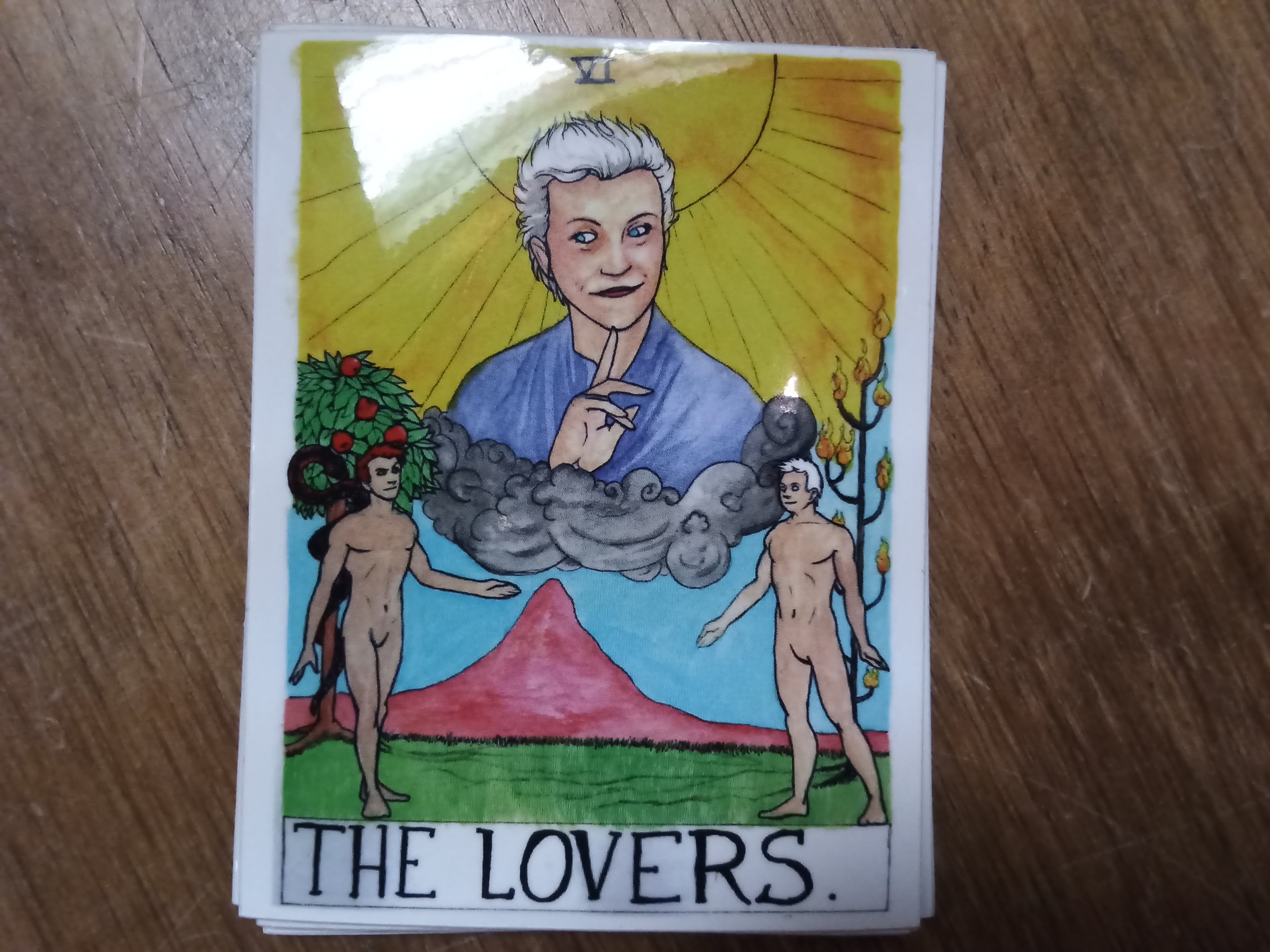 Tarot card lovers Sticker