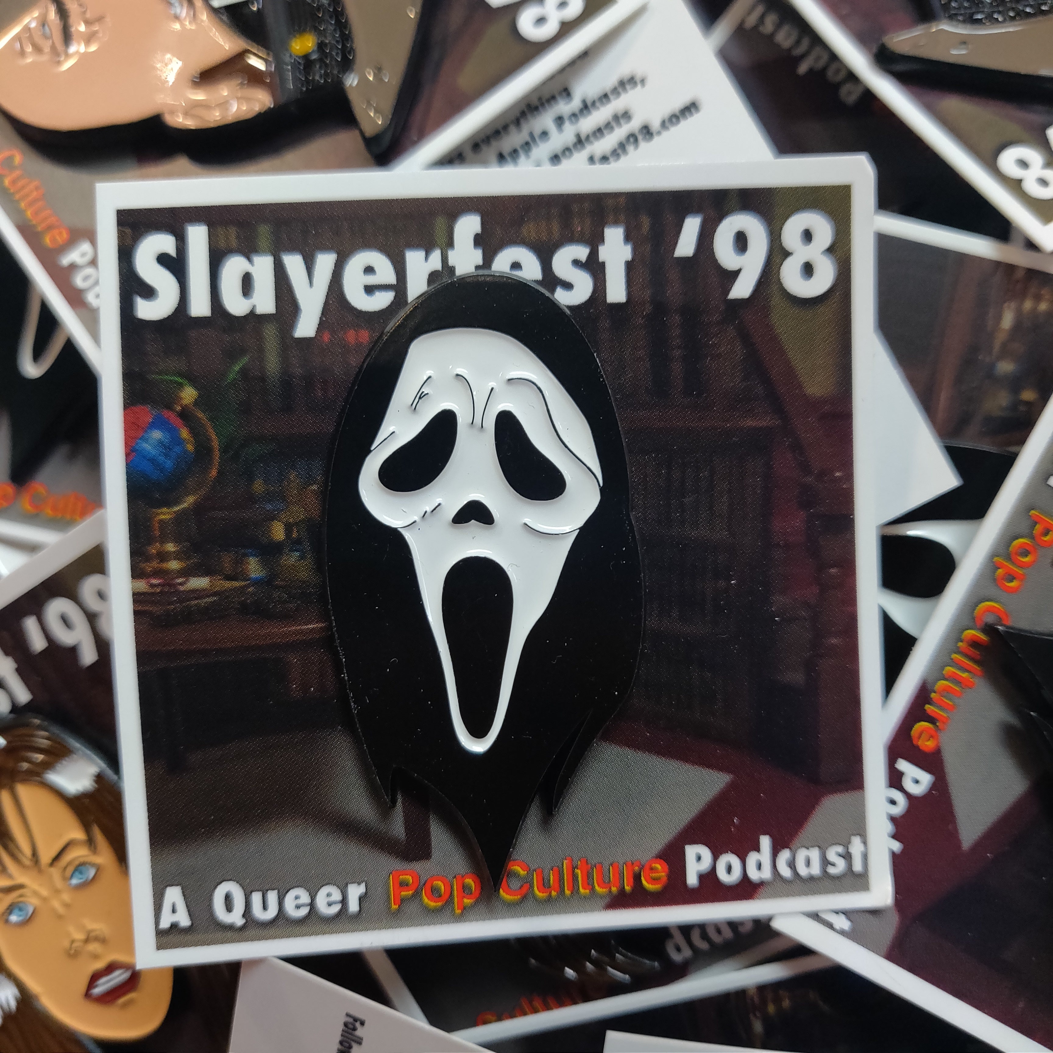 Scream ENAMEL PINS by Slayerfest 98 – SouthStreetArtMart