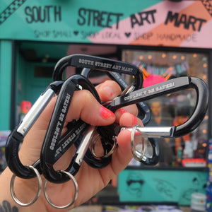 South Street Art Mart... Couldn't Be Gayer! CARABINER Keychain