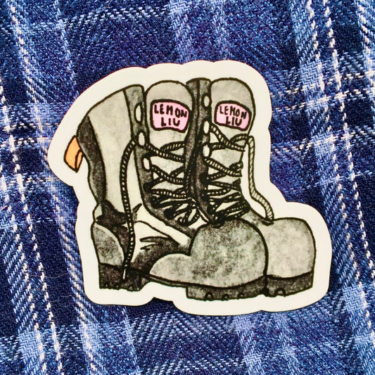 Boots STICKER by Lemon Liu Press