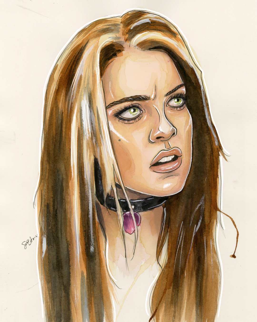 Lindsay Lohan PRINT – SouthStreetArtMart