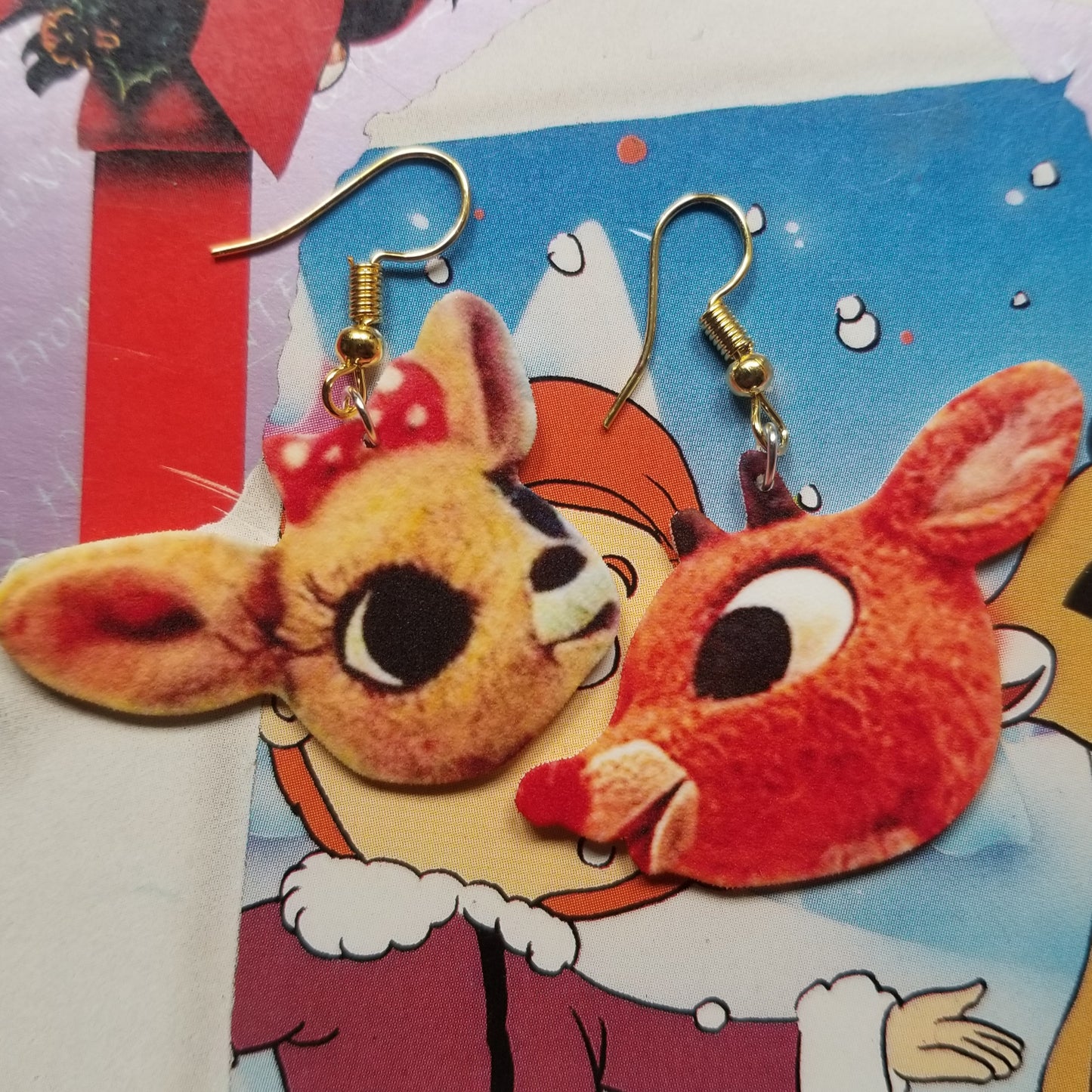Rudolph & Island of Misfit Toys EARRINGS