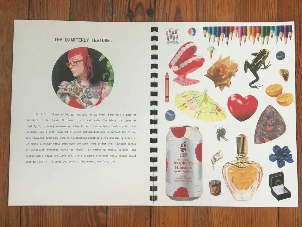 The Quarterly Cut Issue 02 ZiNE ~ Collage Journal