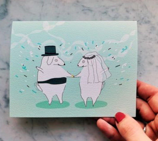 Wedding Dogs CARD