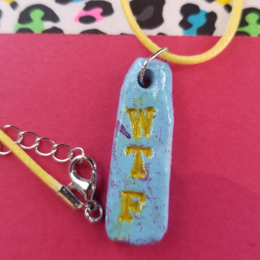 WTF Clay Charm Necklace