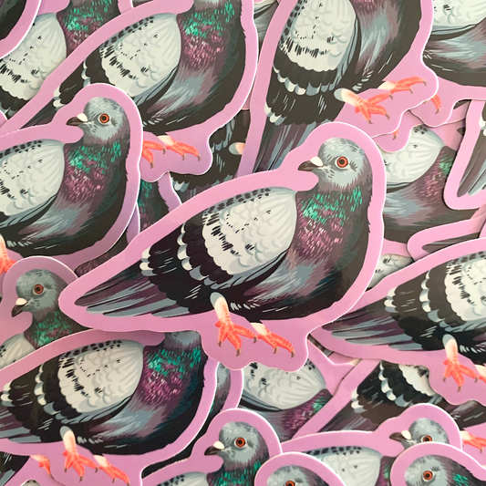 Pigeon STICKER by @SophieMargotArt