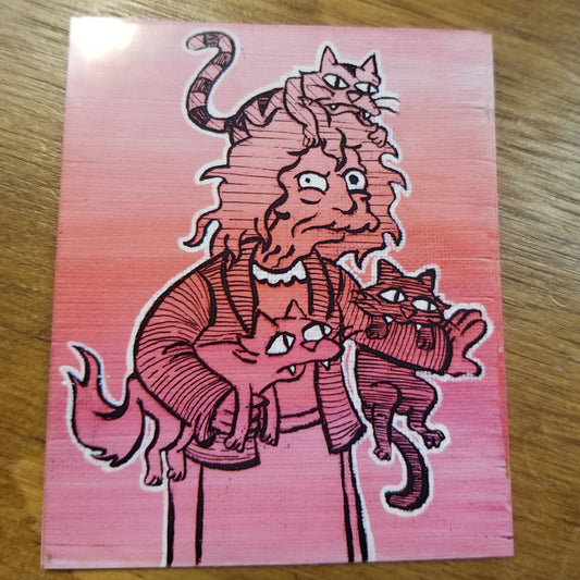Cat Lady STICKER