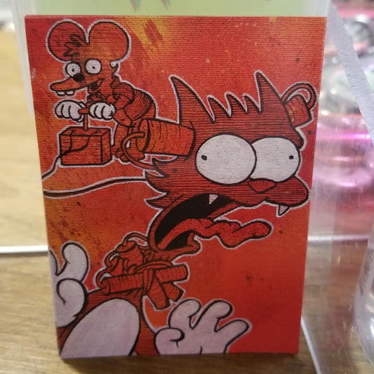 Itchy and Scratchy STICKER