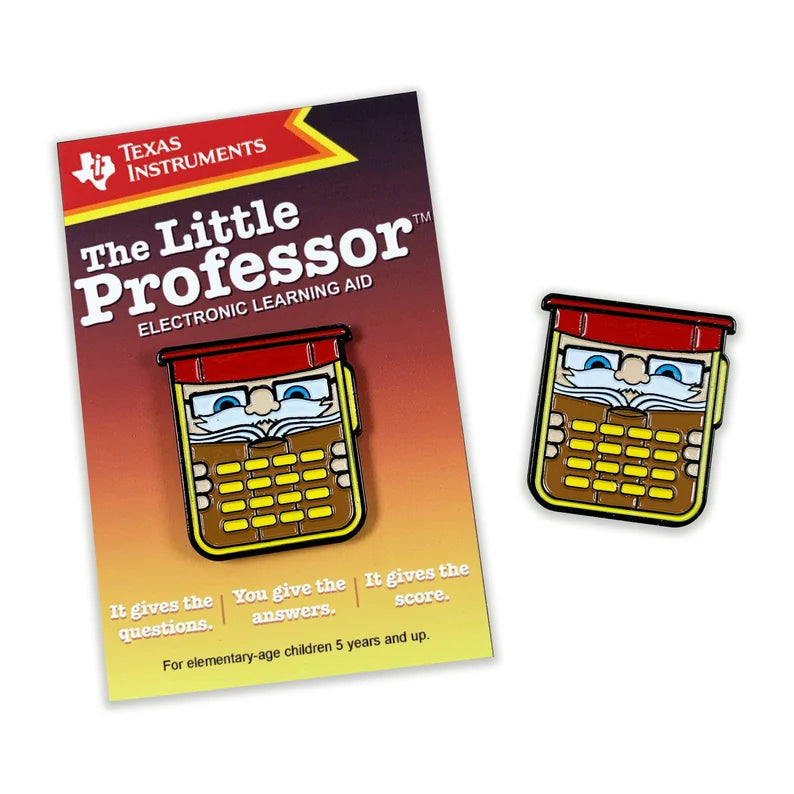 Little Professor Calculator ENAMEL PIN by mattcandraw