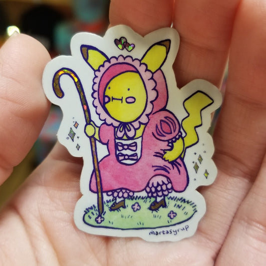 Pika Bo Peep STICKER @martasyrup