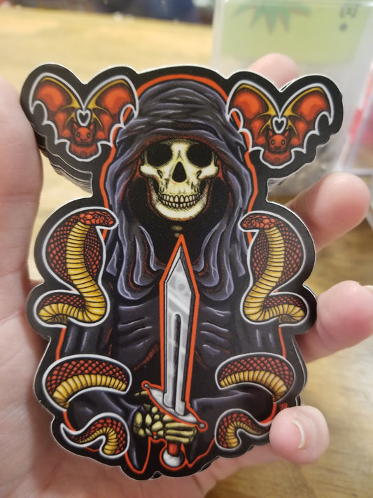 Reaper with Sword STICKER