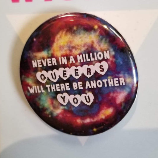 Never in a Million Queers PIN