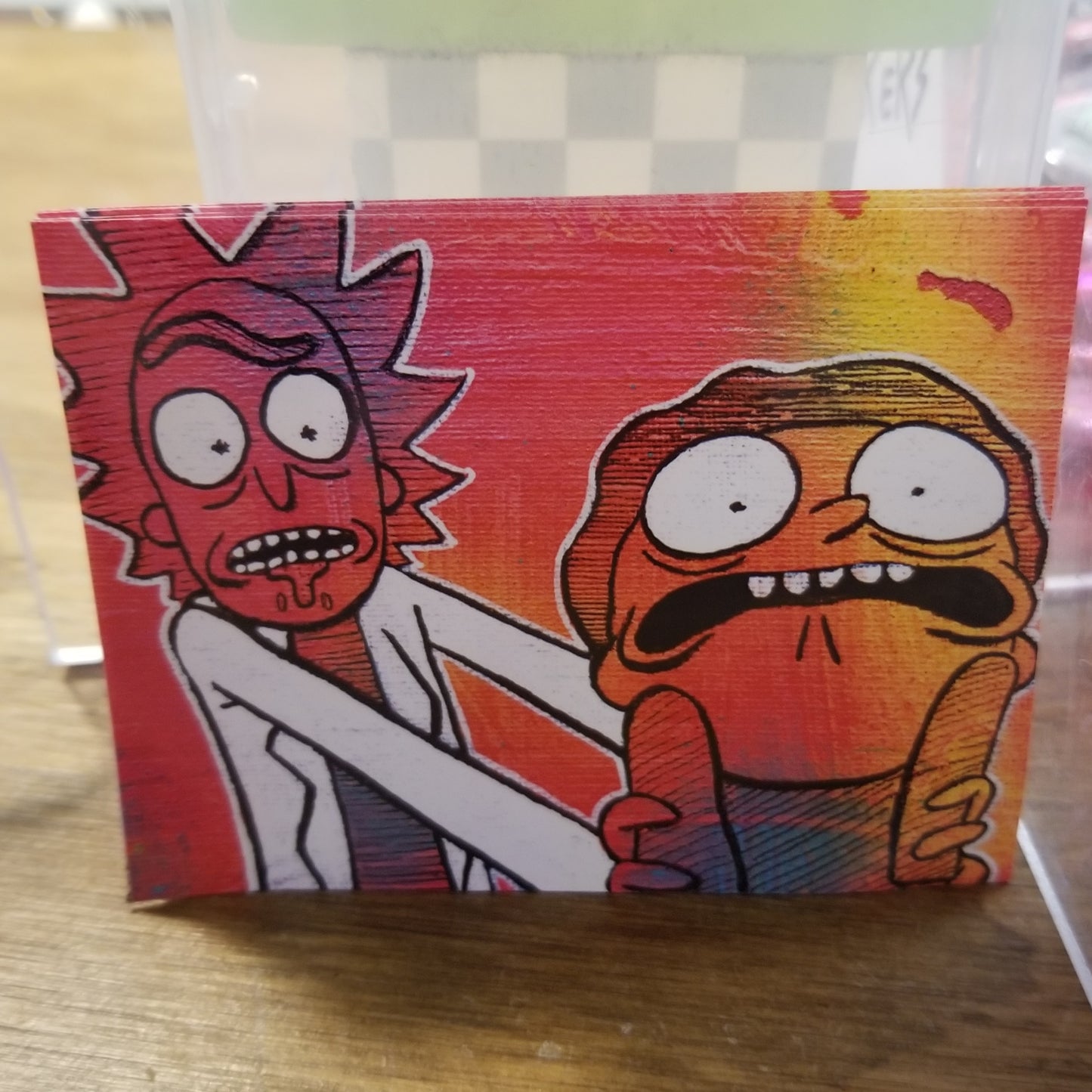 Rick & M0rty Arm Grab STICKER