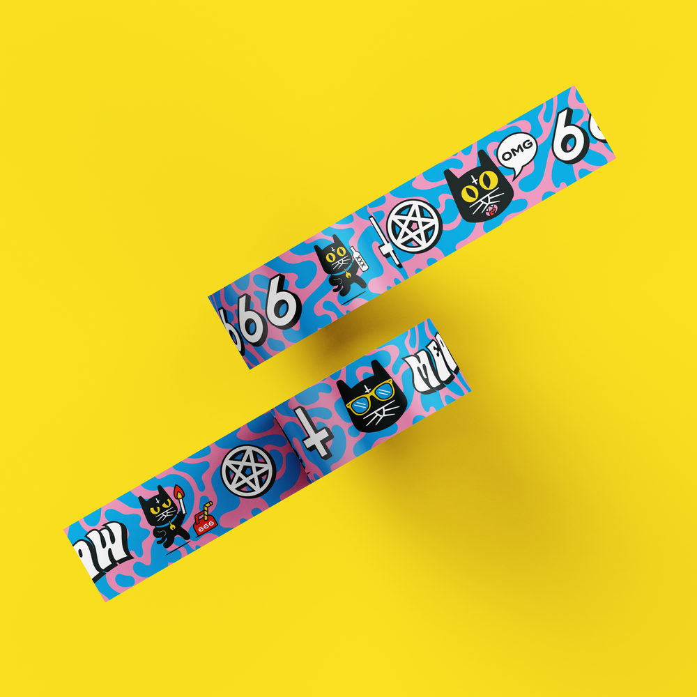666 Cat WASHI TAPE by the666cat