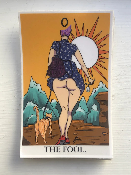 The Fool STICKER by Stevie Laney